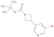 1-Azetidinecarboxylic acid, 3-(5-bromo-3-pyridinyl)-, 1,1-dimethylethyl ester
