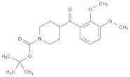 1-Piperidinecarboxylic acid, 4-(2,3-dimethoxybenzoyl)-, 1,1-dimethylethyl ester