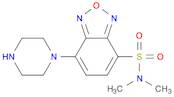 2,1,3-Benzoxadiazole-4-sulfonamide, N,N-dimethyl-7-(1-piperazinyl)-