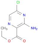 2-Pyrazinecarboxylic acid, 3-amino-5-chloro-, ethyl ester