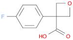 3-Oxetanecarboxylic acid, 3-(4-fluorophenyl)-