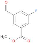 Benzoic acid, 3-fluoro-5-formyl-, methyl ester