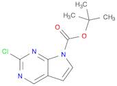 7H-Pyrrolo[2,3-d]pyrimidine-7-carboxylic acid, 2-chloro-, 1,1-dimethylethyl ester