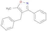 Isoxazole, 5-methyl-3-phenyl-4-(phenylmethyl)-