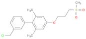 1,1'-Biphenyl, 3'-(chloromethyl)-2,6-dimethyl-4-[3-(methylsulfonyl)propoxy]-