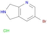 5H-Pyrrolo[3,4-b]pyridine, 3-bromo-6,7-dihydro-, hydrochloride (1:1)