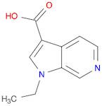 1H-Pyrrolo[2,3-c]pyridine-3-carboxylic acid, 1-ethyl-