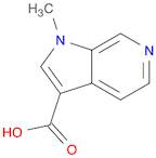 1H-Pyrrolo[2,3-c]pyridine-3-carboxylic acid, 1-methyl-
