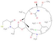 Maytansine, N2'-deacetyl-N2'-(3-mercapto-1-oxopropyl)-