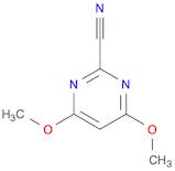 2-Pyrimidinecarbonitrile, 4,6-dimethoxy-