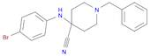 4-Piperidinecarbonitrile, 4-[(4-bromophenyl)amino]-1-(phenylmethyl)-