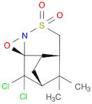 4H-4a,7-Methanooxazirino[3,2-i][2,1]benzisothiazole, 8,8-dichlorotetrahydro-9,9-dimethyl-, 3,3-dioxide, (4aR,7R,8aS)-