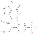 Benzenesulfonyl chloride, 3-(6,7-dihydro-1-methyl-7-oxo-3-propyl-1H-pyrazolo[4,3-d]pyrimidin-5-yl)-4-ethoxy-