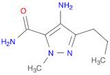 1H-Pyrazole-5-carboxamide, 4-amino-1-methyl-3-propyl-