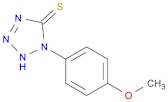 5H-Tetrazole-5-thione, 1,2-dihydro-1-(4-methoxyphenyl)-