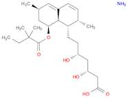 1-Naphthaleneheptanoic acid, 8-(2,2-dimethyl-1-oxobutoxy)-1,2,6,7,8,8a-hexahydro-β,δ-dihydroxy-2,6-dimethyl-, ammonium salt (1:1), (βR,δR,1S,2S,6R,8S,8aR)-