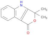1H-Furo[3,4-b]indol-1-one, 3,4-dihydro-3,3-dimethyl-