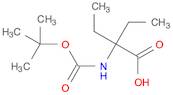Butanoic acid, 2-[[(1,1-dimethylethoxy)carbonyl]amino]-2-ethyl-