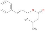 Butanoic acid, 3-methyl-, 3-phenyl-2-propen-1-yl ester