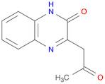 2(1H)-Quinoxalinone, 3-(2-oxopropyl)-