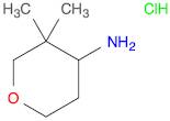 2H-Pyran-4-amine, tetrahydro-3,3-dimethyl-, hydrochloride (1:1)