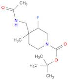 1-Piperidinecarboxylic acid, 4-[(acetylamino)methyl]-3-fluoro-4-methyl-, 1,1-dimethylethyl ester