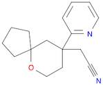 6-Oxaspiro[4.5]decane-9-acetonitrile, 9-(2-pyridinyl)-