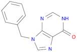 6H-Purin-6-one, 1,9-dihydro-9-(phenylmethyl)-