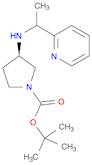 1-Pyrrolidinecarboxylic acid, 3-[[1-(2-pyridinyl)ethyl]amino]-, 1,1-dimethylethyl ester, (3R)-