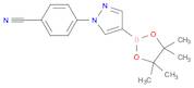 Benzonitrile, 4-[4-(4,4,5,5-tetramethyl-1,3,2-dioxaborolan-2-yl)-1H-pyrazol-1-yl]-