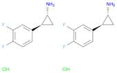 Cyclopropanamine, 2-(3,4-difluorophenyl)-, hydrochloride (1:1), (1R,2S)-
