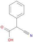 Benzeneacetic acid, α-cyano-