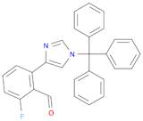 Benzaldehyde, 2-fluoro-6-[1-(triphenylmethyl)-1H-imidazol-4-yl]-