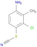 Thiocyanic acid, 4-amino-2-chloro-3-methylphenyl ester