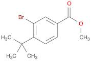 Benzoic acid, 3-bromo-4-(1,1-dimethylethyl)-, methyl ester