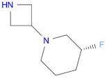 Piperidine, 1-(3-azetidinyl)-3-fluoro-, (3R)-