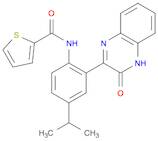2-Thiophenecarboxamide, N-[2-(3,4-dihydro-3-oxo-2-quinoxalinyl)-4-(1-methylethyl)phenyl]-