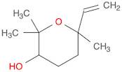 2H-Pyran-3-ol, 6-ethenyltetrahydro-2,2,6-trimethyl-
