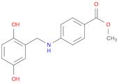 Benzoic acid, 4-[[(2,5-dihydroxyphenyl)methyl]amino]-, methyl ester