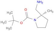 1-Pyrrolidinecarboxylic acid, 2-(aminomethyl)-2-methyl-, 1,1-dimethylethyl ester, (2R)-