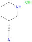 3-Piperidinecarbonitrile, hydrochloride (1:1), (3R)-