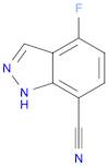 1H-Indazole-7-carbonitrile, 4-fluoro-
