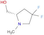 2-Pyrrolidinemethanol, 4,4-difluoro-1-methyl-, (2S)-