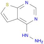 Thieno[2,3-d]pyrimidine, 4-hydrazinyl-