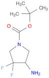 1-Pyrrolidinecarboxylic acid, 4-amino-3,3-difluoro-, 1,1-dimethylethyl ester