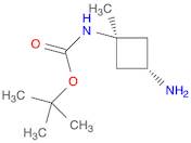 Carbamic acid, N-(trans-3-amino-1-methylcyclobutyl)-, 1,1-dimethylethyl ester