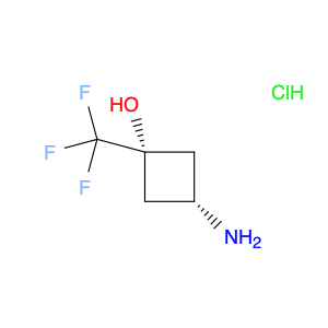 Cyclobutanol, 3-amino-1-(trifluoromethyl)-, hydrochloride (1:1), cis-