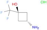 Cyclobutanol, 3-amino-1-(trifluoromethyl)-, hydrochloride (1:1), trans-