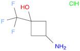 Cyclobutanol, 3-amino-1-(trifluoromethyl)-, hydrochloride (1:1)