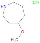 1H-Azepine, hexahydro-4-methoxy-, hydrochloride (1:1)